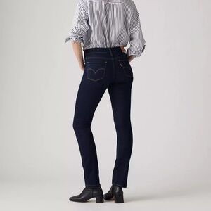 Levi's Women's Navy Straight Leg Jeans